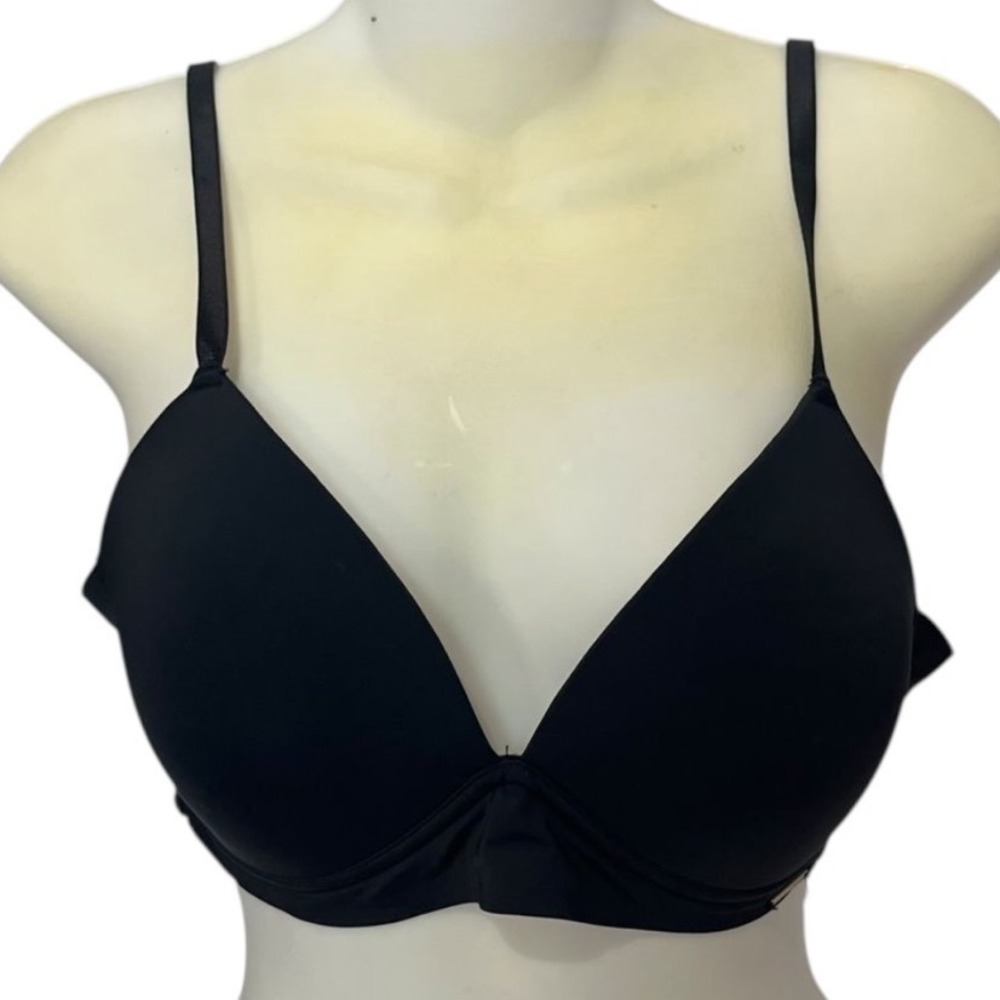 Vince Camuto Black‎ T-Shirt Bra Adjustable Straps Comfortable Everyday